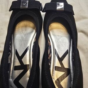 Anne‎ Klein Sport Womens Size 7.5 Shoes Black Slip On Comfort Flat  Loafers